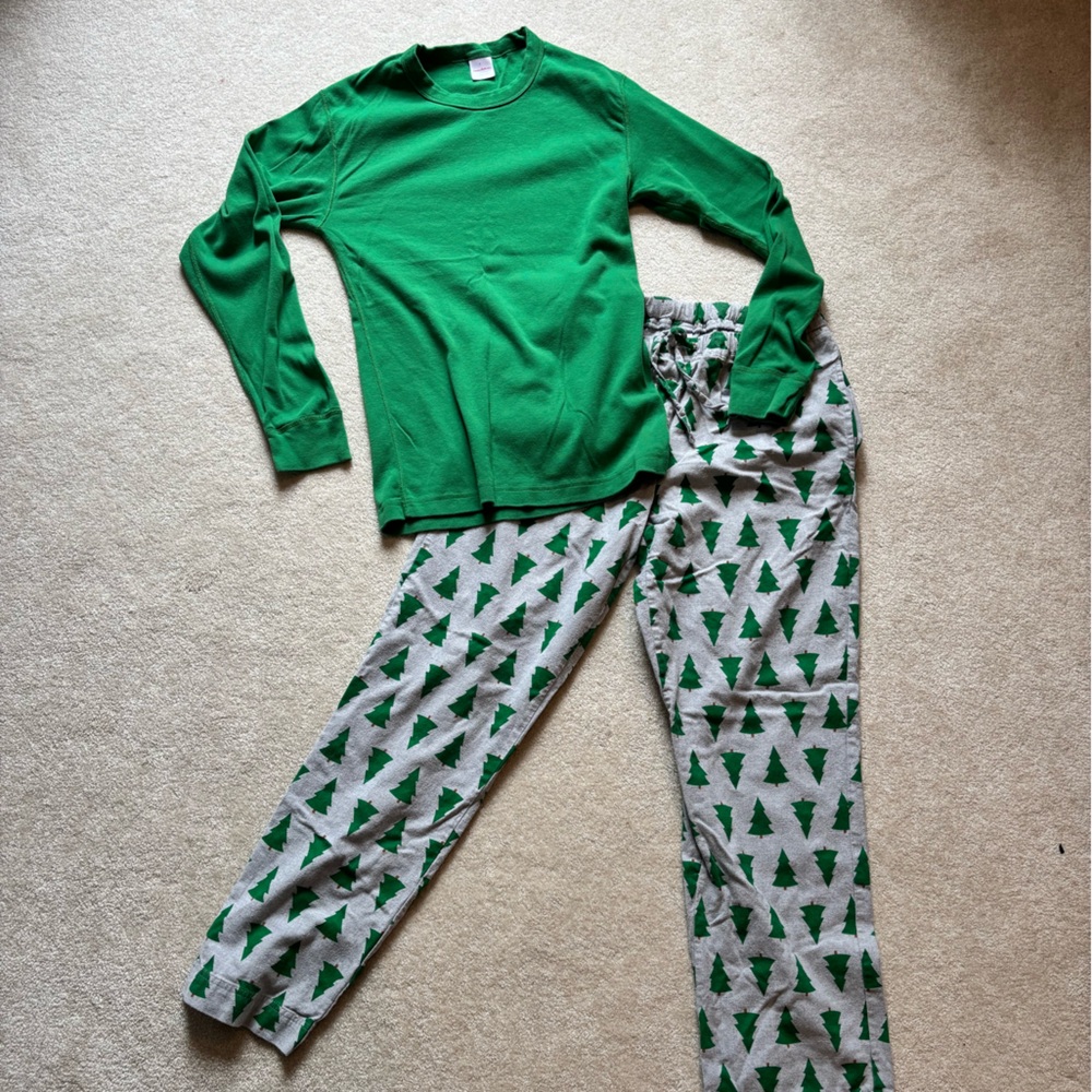 Hanna Andersson Christmas Tree Tannenbaum Pajamas